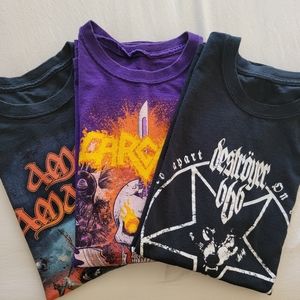Lot of 2 Carcass Tour Amon Amarth Shirts No tags